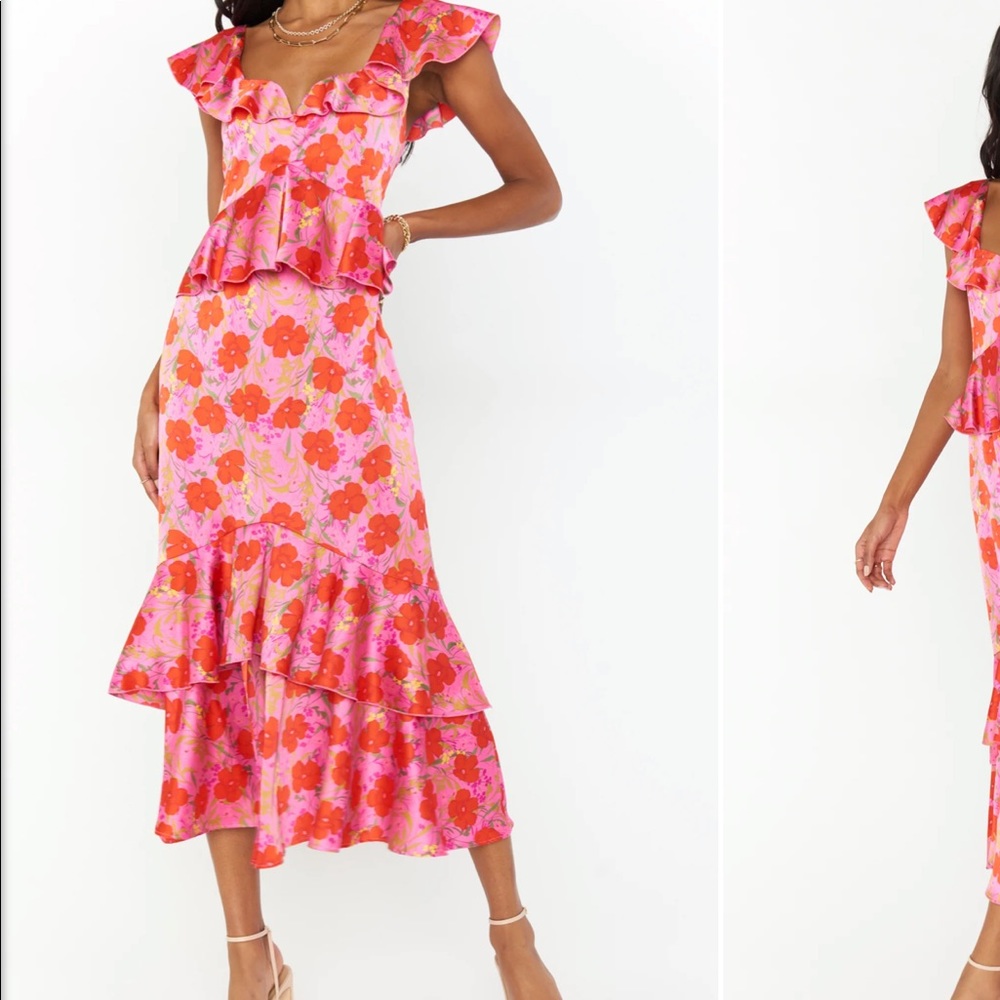 Show Me Your Mumu- Reese ruffle dress in smooch floral